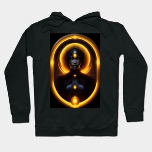 the lady in the sun and the moon Hoodie